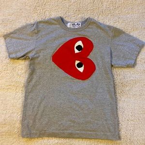 NWOT Comme des Graçons PLAY Designer T-Shirt